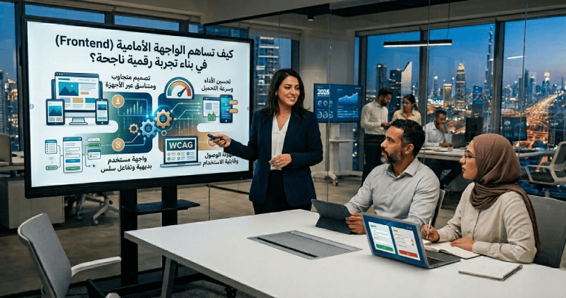 تطوير الواجهات الاماميه 